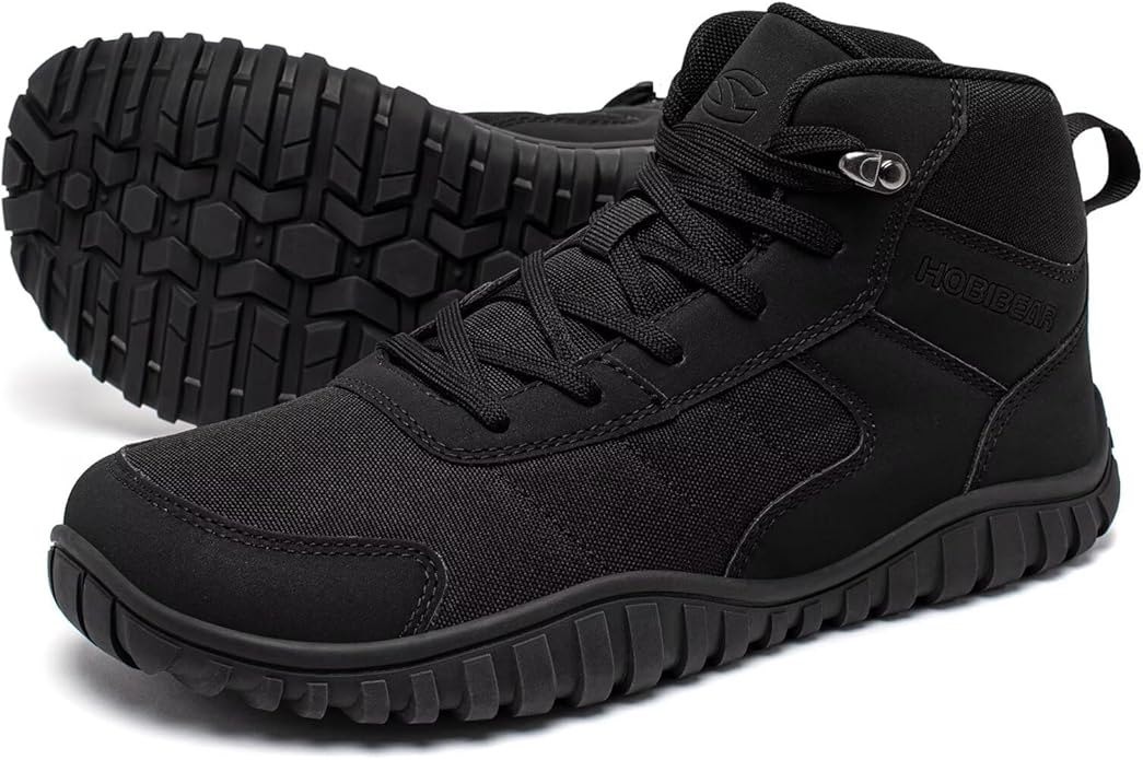 HOBIBEAR Unisex Wide Barefoot Minimalist Shoes for Men Women Outdoor Hiking Train Sneakers