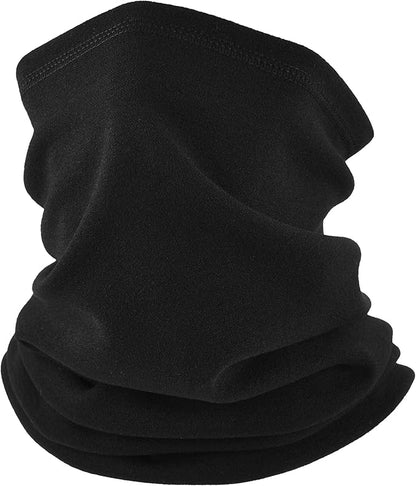 Winter Neck Gaiter Warmer, Soft Fleece Face Mask Scarf for Cold Weather Skiing Cycling Outdoor Sports