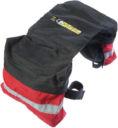 Adventure Trekking Trail Backpack for Dogs. for Use with Urban Trail Harness for Hiking, Walking and Exploring. Handmade in The USA! (Large Red)