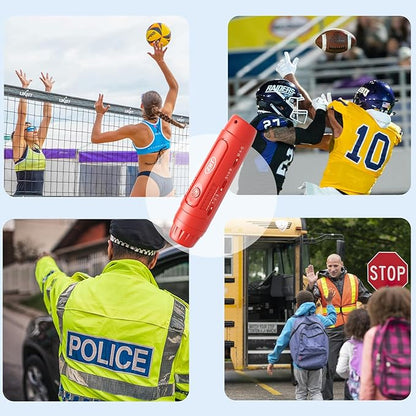 ZHT Electronic Whistle for Coaches, Referees, Teachers - 3 Tones & 3 High Volume, Handheld Whistles with Lanyard - Sports Whistle for Volleyball Soccer, Outdoor Camping, Emergency Safety