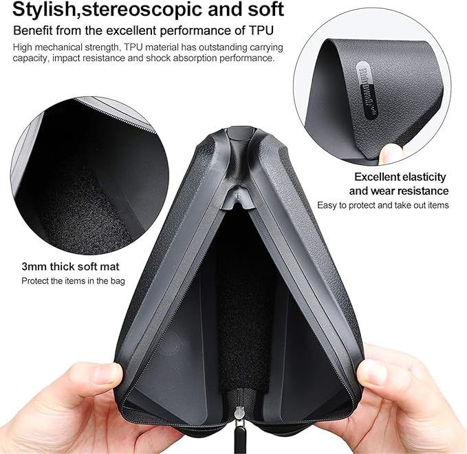 Rhinowalk Top Tube Bag - Stable & Waterproof Professional Cycling Accessory