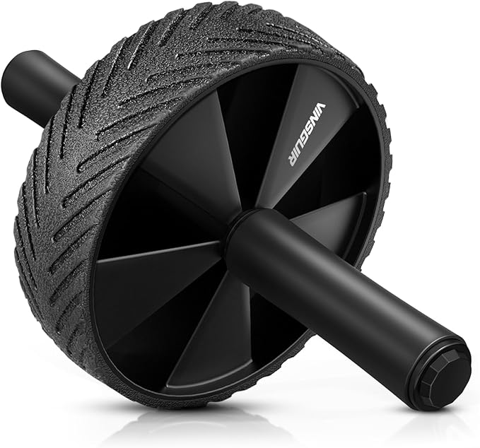 Vinsguir Ab Roller Wheel - Ab Workout Equipment for Abdominal & Core Strength Training, Home Gym Fitness Equipment with Knee Pad Accessories for Men Women