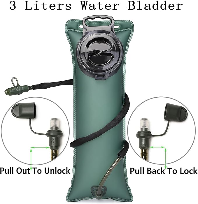 ATBP Insulated Hydration Pack Hiking Water Backpack Running Vest with 3L TPU Bladder Bag for Marathon Cycling Men