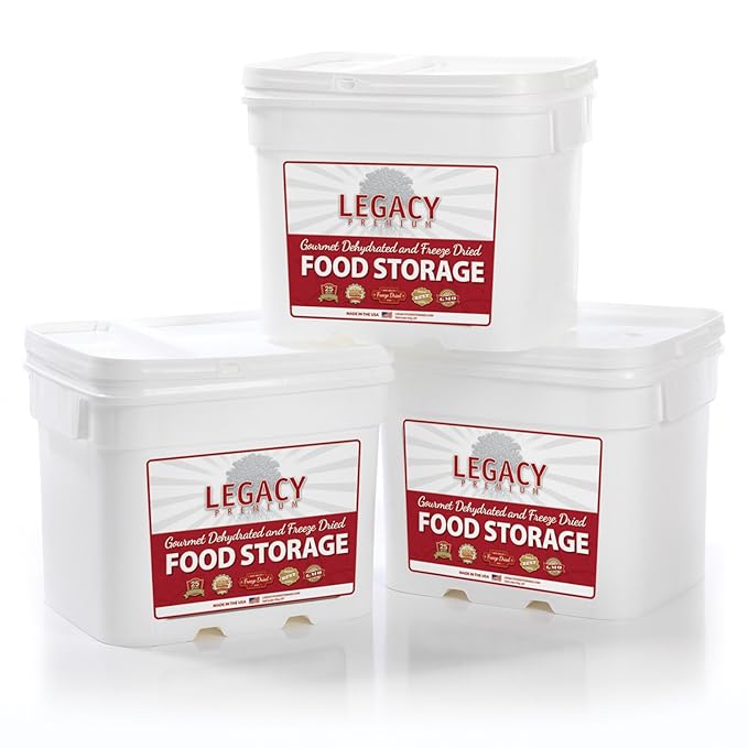Gluten-Free Food Storage - 360 Large Servings - 81 Lbs - Legacy Emergency Preparedness Supplies - Long Term 25 Year Shelf Life Survival Kit