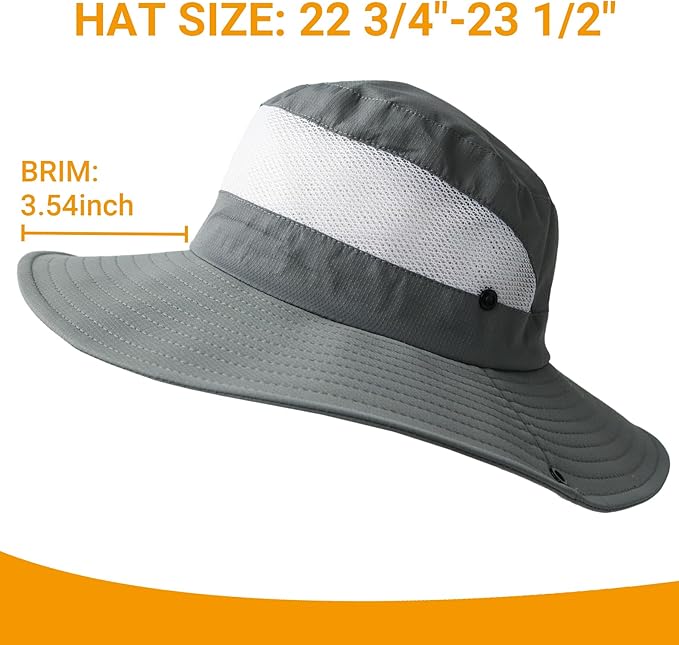 PFFY Sun Bucket Hats for Women Men UV Protection Wide Brim Fishing Hat Beach Outdoor Essentials