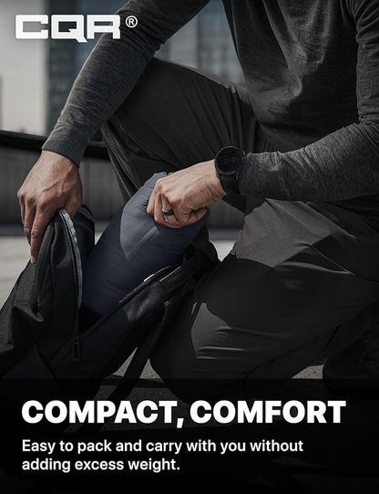 CQR Men's Lightweight Insulated Jacket, Windproof Packable Water Resistant Warm Active Coat for Hiking Work Outdoor Tactical