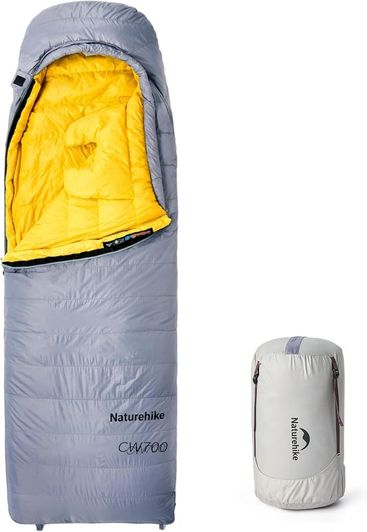 Naturehike 0 Degree Ultralight Down Sleeping Bag for Adults, 650FP Backpacking Cold Weather Sleeping Bag with RDS Down, 28.9℉ for Camping, Hiking, 2025 Model