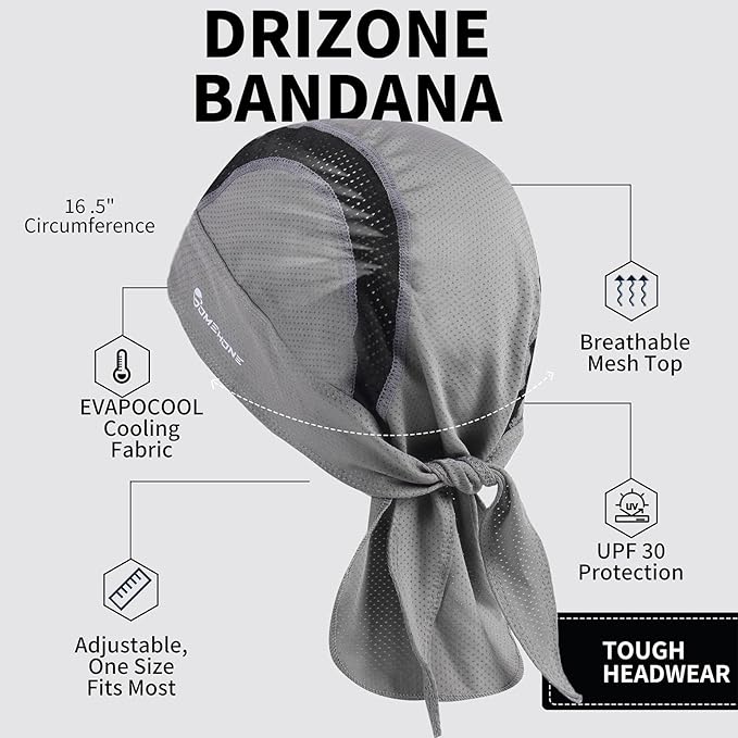 Men's Breathable Cycling Bandanas Outdoor Sweat-Wicking Cycling Caps Motorcycle Helmet Liners