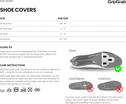 GripGrab Primavera Road Bike Spring Fall Cover Socks Aero Knitted Cycling Overshoes Belgian Booties Road Bike Shoe Covers