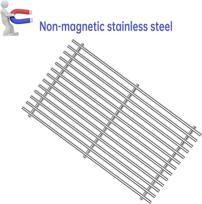 7637 7635 Grill Grates Replacement Flavorizer Bars for Weber Spirit Grill I Spirit II E-210, S-210, E-220, S-220, 17.5” Stainless Steel Cooking Grid BBQ Grill Parts 2 Burners Spirit 200 Series
