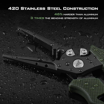 KastKing Cutthroat 7 inch Fishing Split Ring Pliers, 420 Stainless Steel Fishing Tools, Saltwater Resistant Fishing Gear, Tungsten Carbide Cutters