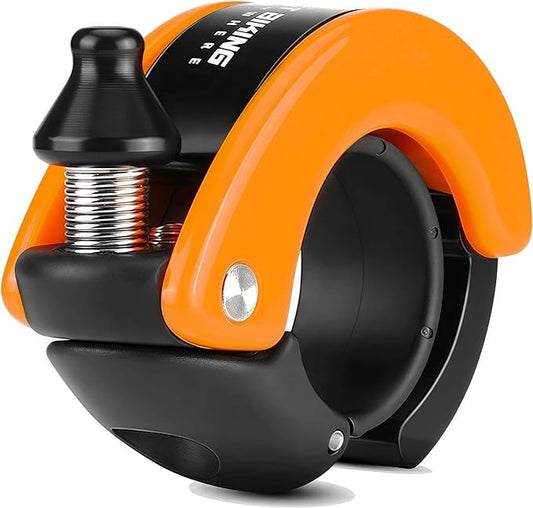 Bike Bell Hidden Conch Bicycle MTB Bells Max 100db Clear Long Sound for 22.2mm/0.78in Handlebars Ebike Horn for Adults or Kids Bike