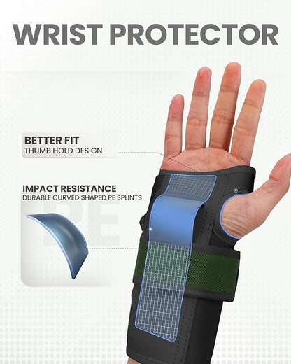 OutdoorMaster Knee Pads for Skating Knee and Elbow Pads for Adult &Youth - Skateboard Protective Gear with Wrist Guards 3 in 1 Saver Series for Skate