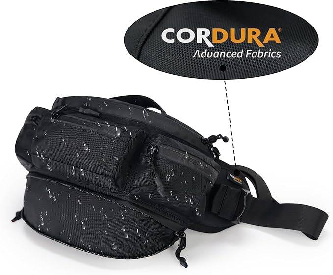 reeyee Fanny Pack for Men Women Belt Bag Waterproof Waist Bag Adjustable Hip Bum Bag for Cycling Traveling Casual Running Hiking Climbing