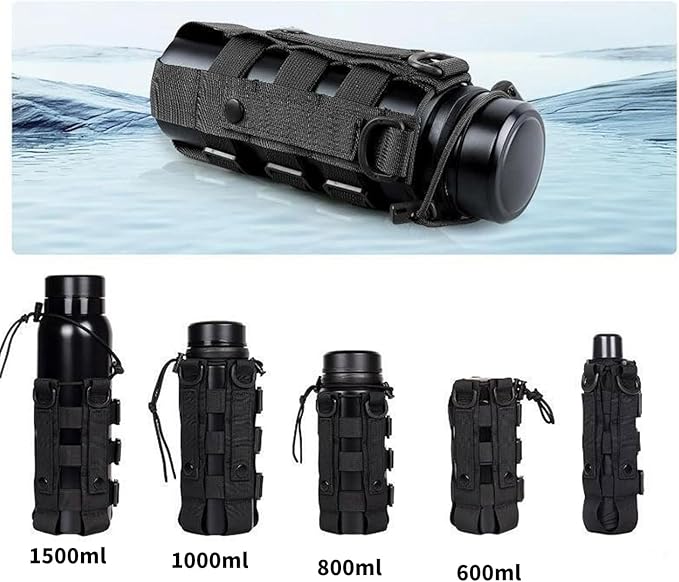 Belt Water Bottle Holder Bag Belt Carry Pouches Carriers for Camping Hiking Travelling Water Bottle Sleeve