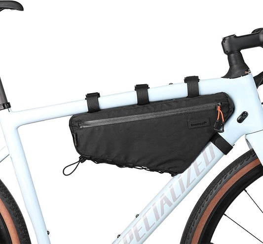Bicycle Frame Bag Bike Triangle Bag Waterproof Bike Bag 2.9L with Dual Side Mesh Pockets for MTB Road Bike Cycling Commuting and Outdoor Adventures