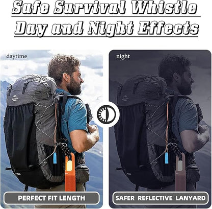 3/4 Pcs Emergency Whistle - Super Loud Survival Whistle with Lanyard for Safety Alert,Boating,Swimming,Kayaking,Hiking,Camping,Hunting,and Rescue Signaling