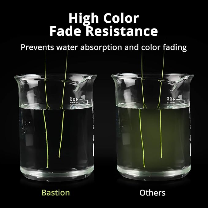 Calamus Bastion Braided Fishing Line -Abrasion Resisting Braided Lines – Thin Diameter Superline – Zero Stretch – 4 Strand MultiTuf Fiber Braid Line