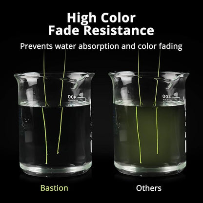 Calamus Bastion Braided Fishing Line -Abrasion Resisting Braided Lines – Thin Diameter Superline – Zero Stretch – 4 Strand MultiTuf Fiber Braid Line