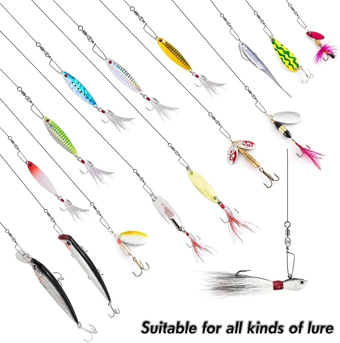 Dr.Fish 30 Pack Barrel Snap Swivels, Barrel Swivels Fishing Tackle Crane Rolling Coast Lock Snap Lure Leader Line Connector Fresh&Saltwater