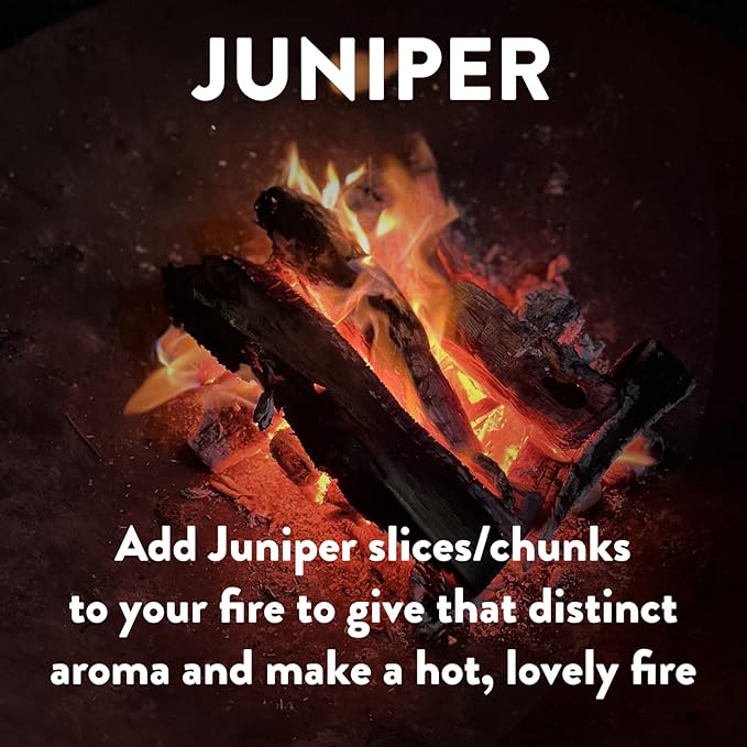 18 LB. Juniper Firewood & Fatwood Firestarter by Billy Buckskin Co., Aromatic & Seasoned Wood Logs, Fire Wood Logs Perfect Firestarter for Fire Pit, Fireplace, Campfires, Bonfire, Outdoor BBQ Grilling