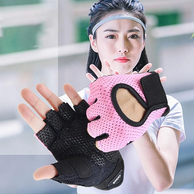 Fitness Gloves for Men and Women Nonslip Silicone Breathable Training Gloves for Weightlifting and Cycling