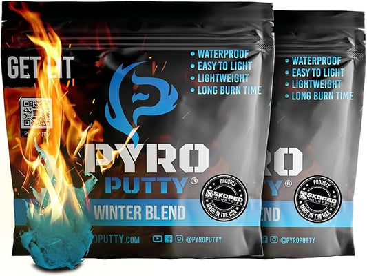 Phone Skope Pyro Putty: Waterproof Survival Fire Starter for Emergency Preparedness, Fire Starters for Campfires - Survival Gear and Supplies