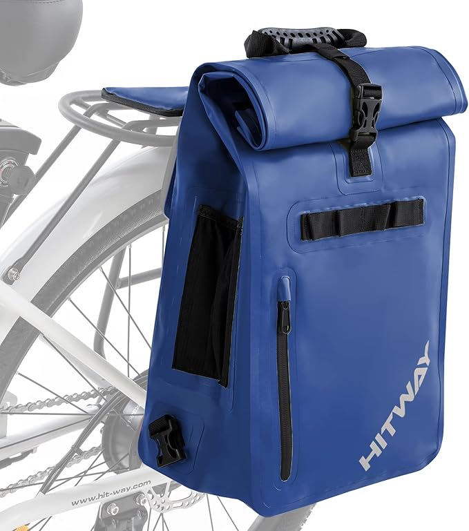 HITWAY Bike Pannier Bag - Waterproof Large Capacity Rear Seat Trunk Bag