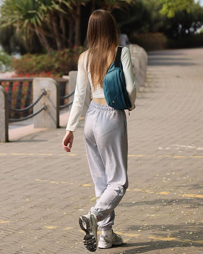 WATERFLY Running Belt Fanny Pack: Runner Marathon Jogging Waist Pack Sport Workout Exercise Fitness Phone Holder Belt for Men Women Jogger Slim Waistband Black