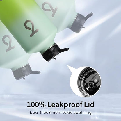 Trebo One Gallon Water Bottle Insulated with Paracord Handle,128oz Stainless Steel Sports Large Jug,Food-grade Double Wall Vacuum with Straw Spout Handle Lids, Leakproof Keep Cold & Hot, Dark Green