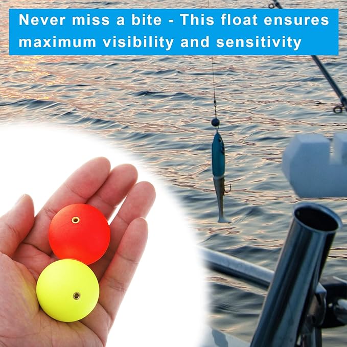 PATIKIL Fishing Bobber, Slip Foam Floats Buoy Rig Stoppers for Crappie Trout Bass Fishing