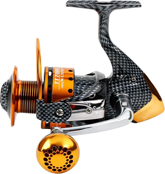 Fishing Reels- 12+1 BB, Light and Smooth Spinning Reels, Powerful Carbon Fiber Drag, Saltwater and Freshwater Fishing