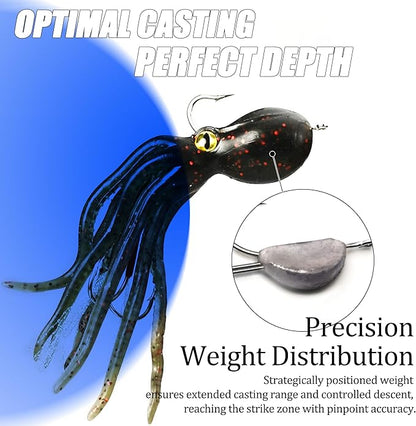 Soft Fishing Lures Shad Minnow Swimbaits, Pre-Rigged Jig Heads Paddle Tail Swim Baits for Bass, Trout, Walleye, Crappie, Sinking Jigs Bait for Saltwater Freshwater, Fishing Gifts for Men