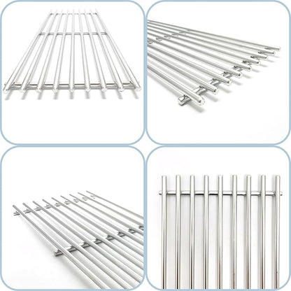 18" Stainless Steel Cooking Grid Grate for Charbroil Performance 463376018P2, 463376117, 463377117, 463673617, 463377017, 463347017 and 5 Burners 463347519 463347418 463342119 Gas Grill