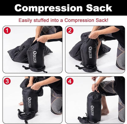 Ultralight Down Sleeping Bag for Adults with 600 Fill Power, Compact Sleeping Bag for Backpacking, Hiking and Camping