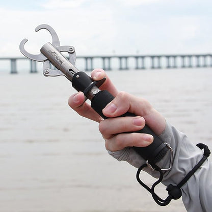 Booms Fishing G1 Fish Gripper Grip and Hold Fish with Tight Grip Largest Model Built-in Scale