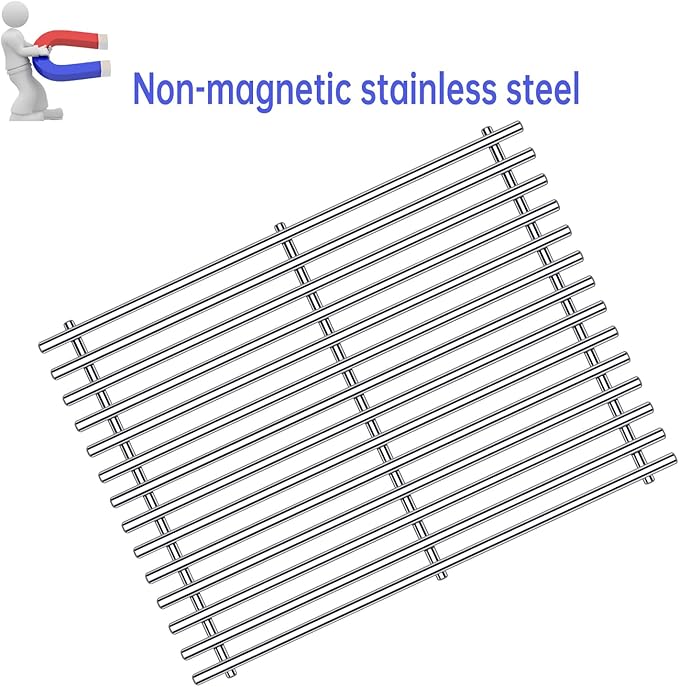 15” 9MM Grill Grates Replacement for 7535 7522 Weber Spirit Grill Spirit E-210, S-210, E-200, S-200, Weber Genesis Silver A, Spirit 500, Spirit 200 Series, BBQ Grill Parts Flavorizer Bars Grid