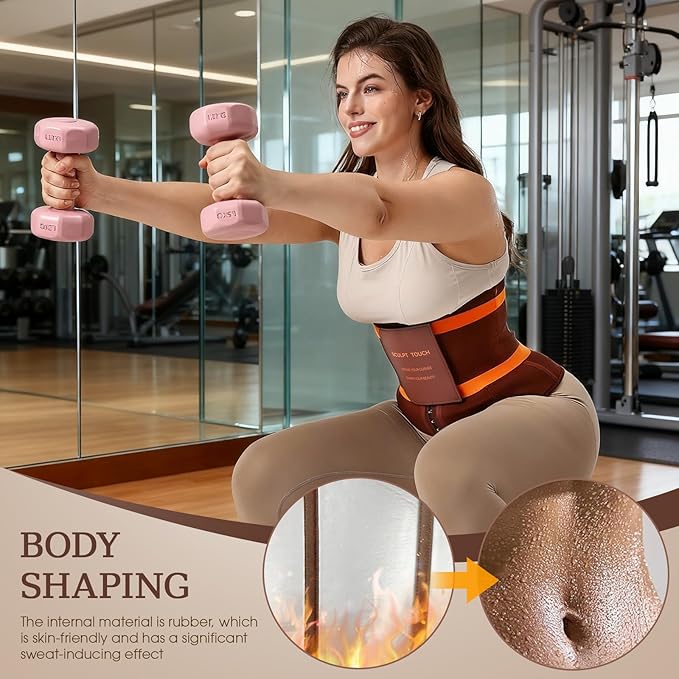 SCULPT TOUCH Waist Trainer for Women,Adjustable Tummy Control Belt for Postpartum Support, Workout, Shaping & Daily Wear