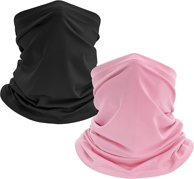 Pukavt 2 Pack 3 Hole Winter Knitted Mask, Full Face Cover Ski Mask Warm Balaclava for Skiing, Motorcycle, Snowboard