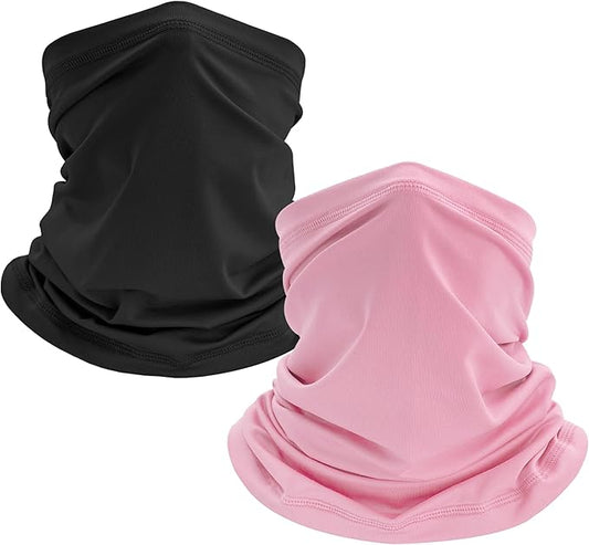 Pukavt 2 Pack 3 Hole Winter Knitted Mask, Full Face Cover Ski Mask Warm Balaclava for Skiing, Motorcycle, Snowboard