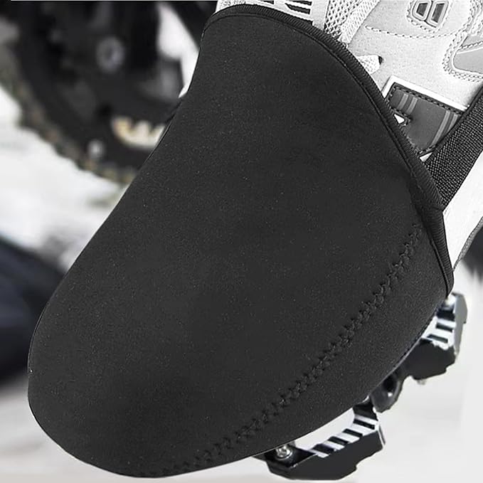 1 Pair Half Cycling Warm Cycling Overshoes Bike Overshoes Thermal Riding Overshoes