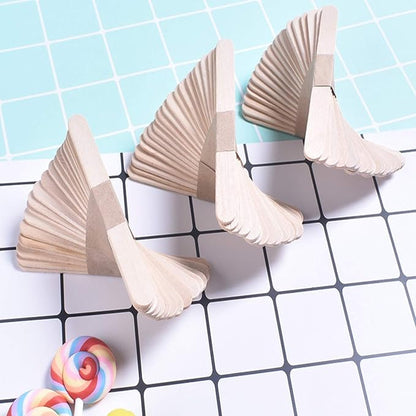 HOINCO Mixing Cup 100PCS,40ml Disposable Plastic Resin Mixing Cups Multipurpose Dispensing Cup for Mixing Paint, Epoxy, Resin Crafts DIY (Clear),Come with 20 PCS Wood Craft Sticks