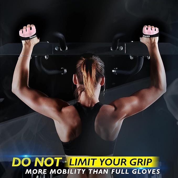 ihuan New Weight Lifting Gym Workout Gloves Men & Women, Great for Weightlifting, Exercise, Training, Fitness