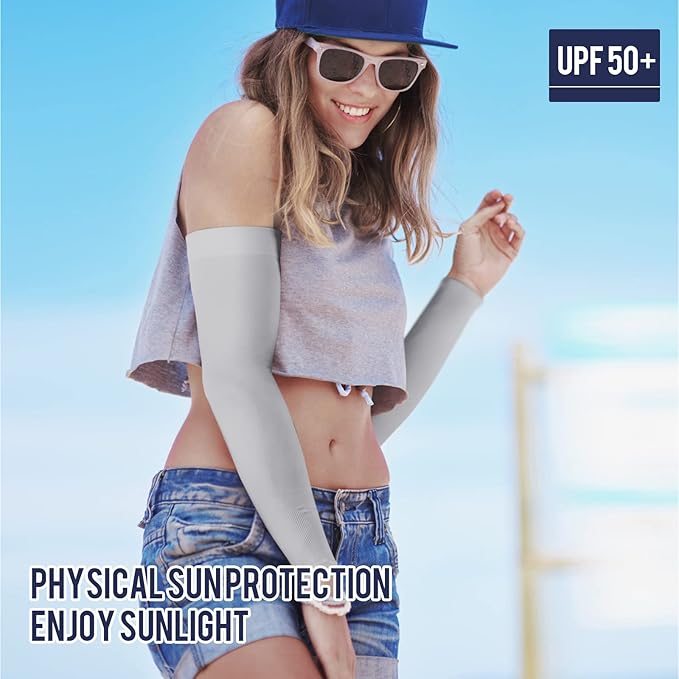 GOUNOD Arm Sleeves for Men Women,Compression Sleeves to Cover Arms for Men Working,Sun Sleeves for Men UV Protection