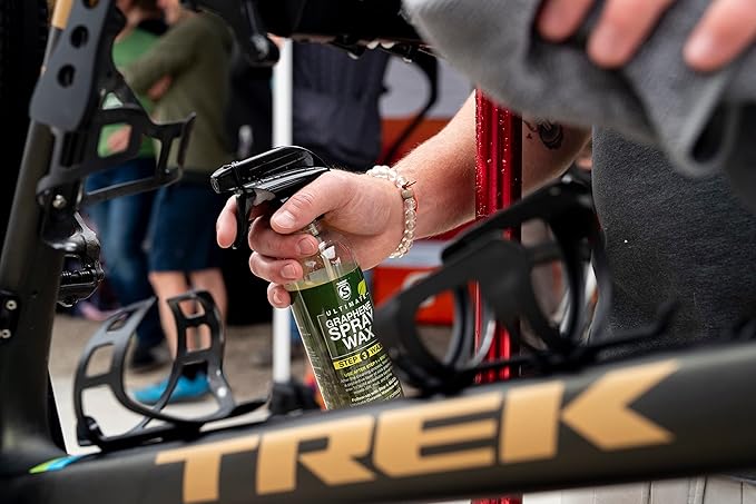 SILCA Bike Spa Graphene Spray Wax - Ultimate Paint Protection - Easy to Apply - 16oz Spray Bottle - Protects for up to 90 Days - Margarita Scent - Step 3 in the Bike SPA collection