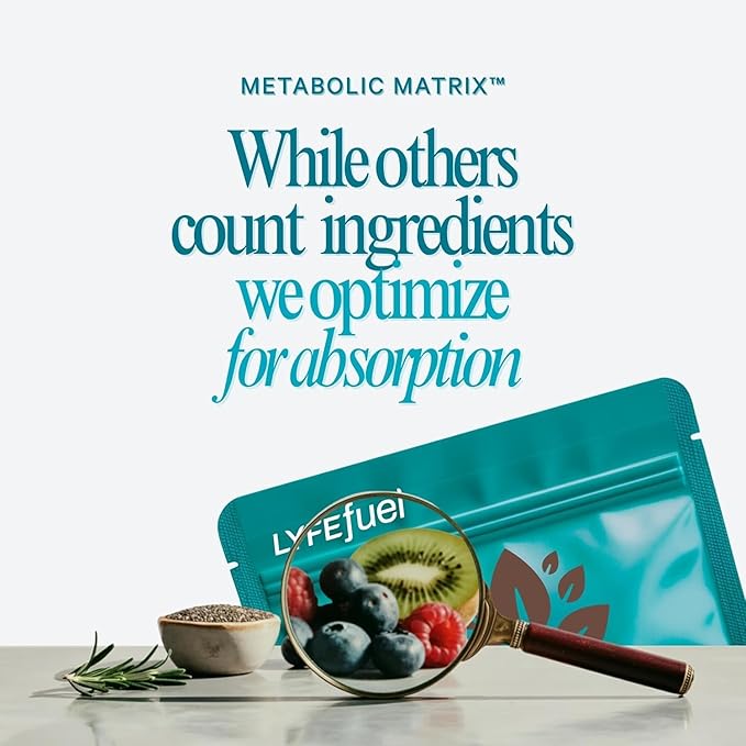 LyfeFuel All-in-One Essentials Nutrition Shake | Complete Meal Replacement Powder | 50+ Superfood Blend, 18g Plant-Based Protein - Chocolate, 24 Servings - 3 Pack