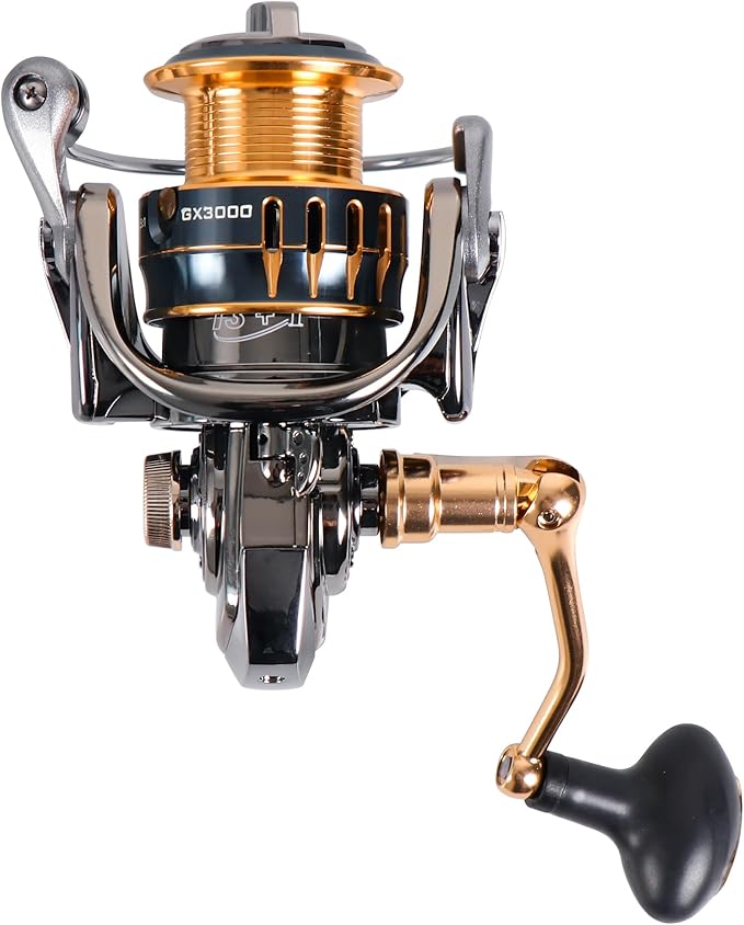 Spinning Fishing Reel for Freshwater Saltwater Fishing, Anti-Reverse with Front-Adjustable Drag