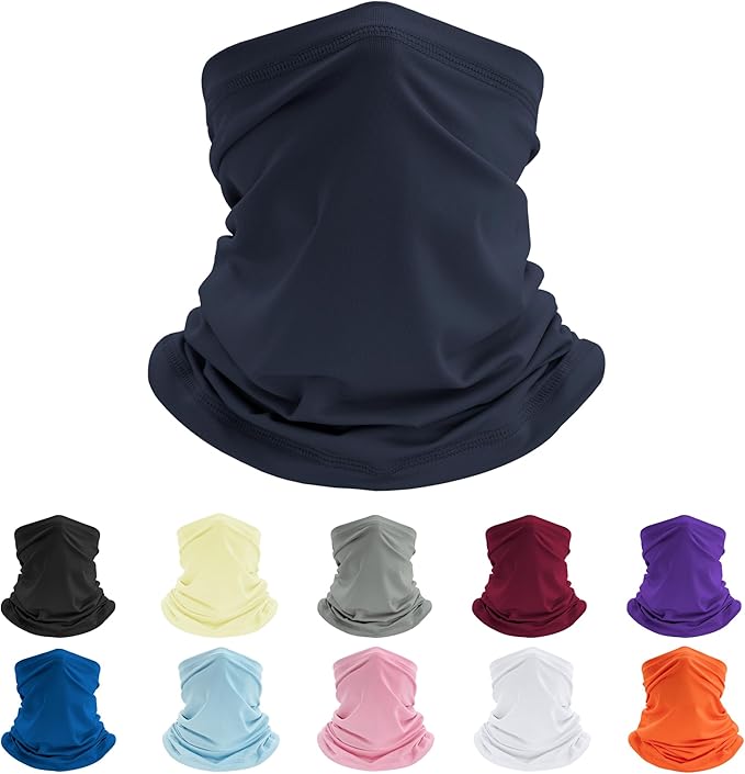 Pukavt 2 Pack 3 Hole Winter Knitted Mask, Full Face Cover Ski Mask Warm Balaclava for Skiing, Motorcycle, Snowboard