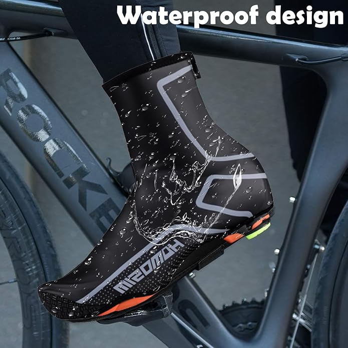 Cycling Shoe Covers Winter Waterproof Windproof Warmer Mountain Road Bike Shoe Covers Outdoor Sports Rain Overshoes