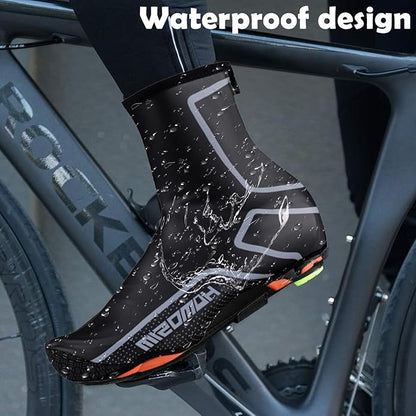 Cycling Shoe Covers Winter Waterproof Windproof Warmer Mountain Road Bike Shoe Covers Outdoor Sports Rain Overshoes